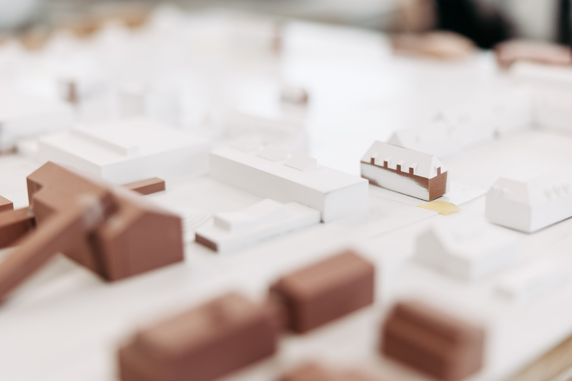 Architekturmodell einer Siedlung aus der Werkstatt von Martin Stocker
